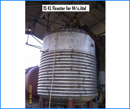 15 KL Reactor for Atul 