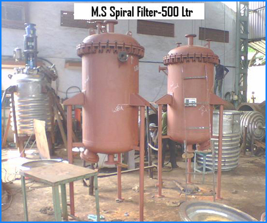  M.S Spiral Filter-500 Ltr