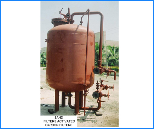 SAND FILTERS ACTIVATED CARBON FILTERS